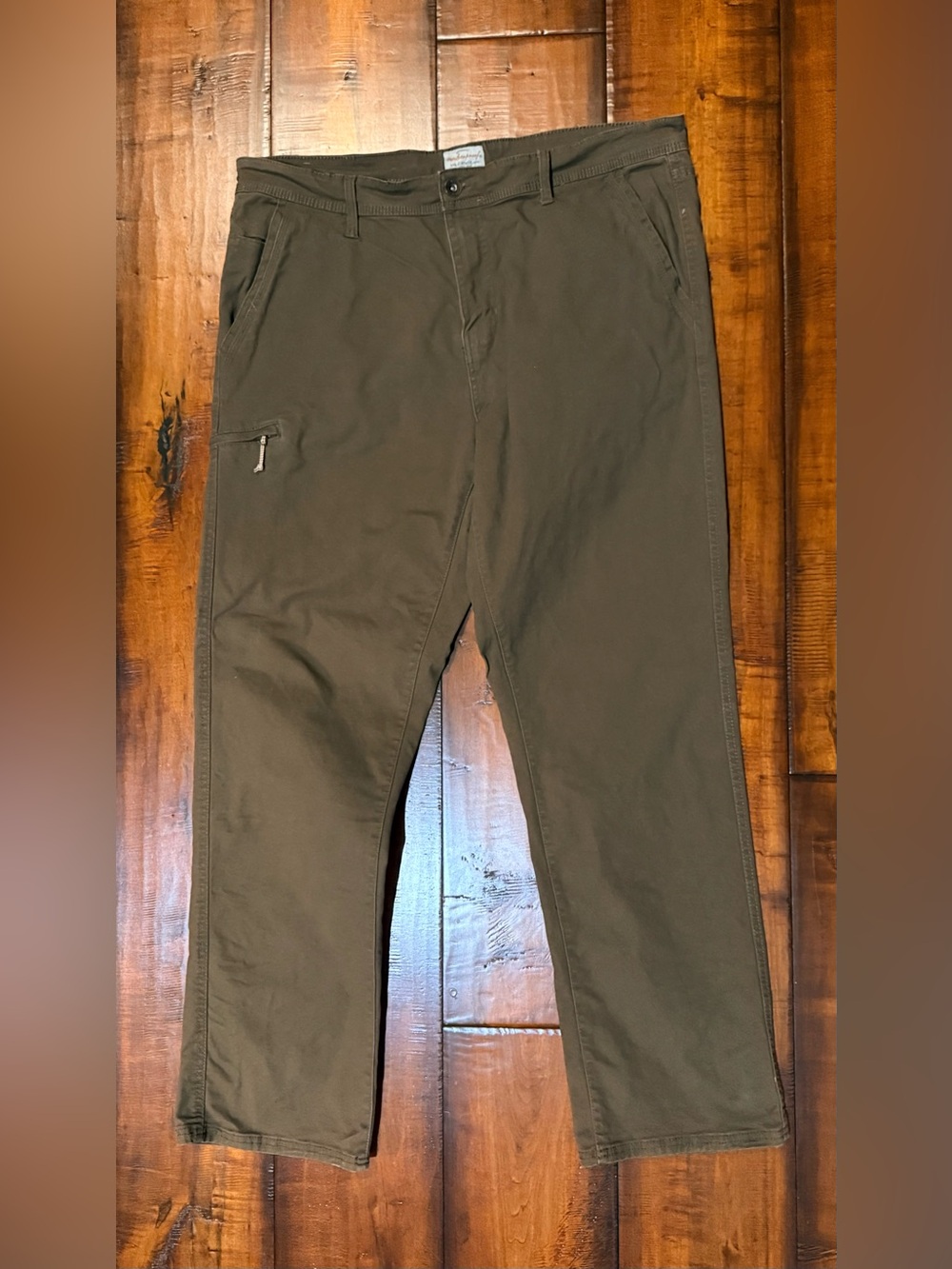 Weatherproof Men's Olive Green Chino Pants